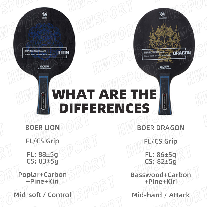 BOER LION DRAGON Table Tennis  - Table Tennis Zhang Jike recension och pris