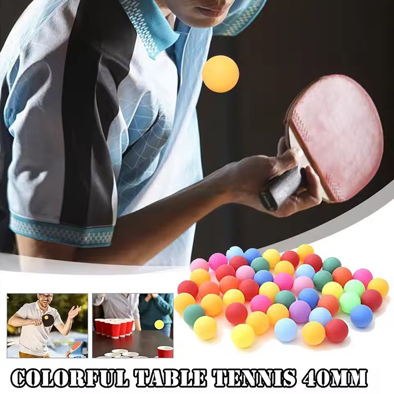 50Pcs Multicolor Plastic Ping  - Table Tennis Olympics recension och pris